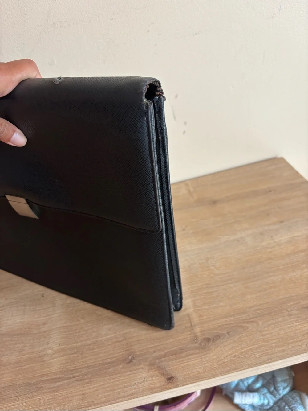 Authentic Louis Vuitton clutch leather
